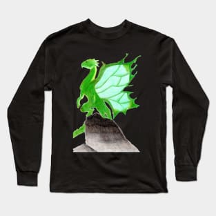 Standing Proud over my Entire Kingdom- Dragon Pink Long Sleeve T-Shirt